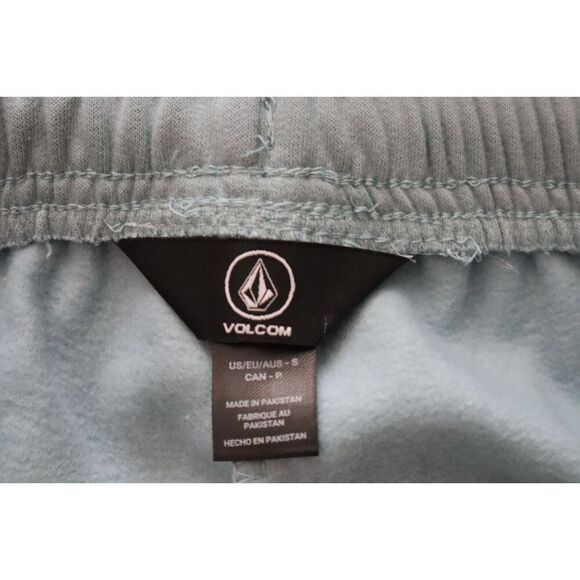 Volcom B0902402 Women's Sz S Blue Just Chill Mid-Rise Fleece Shorts - Picture 3 of 10